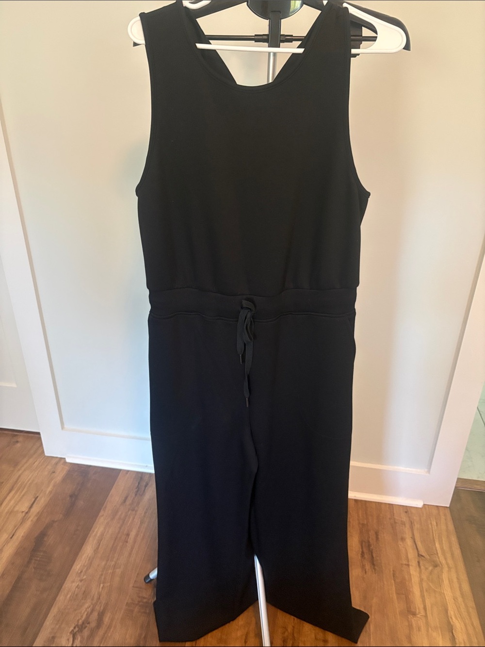 NWT! Black Sleeveless Jumpsuit with Drawstring Waist
